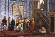 Jean - Leon Gerome The Blue Mosque painting
